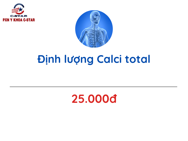 ĐỊnh lượng Calci total